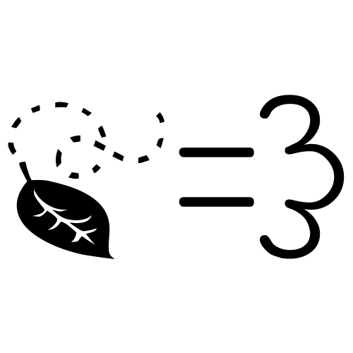 🍃💨 Emoji Domain black and white Symbola rendering